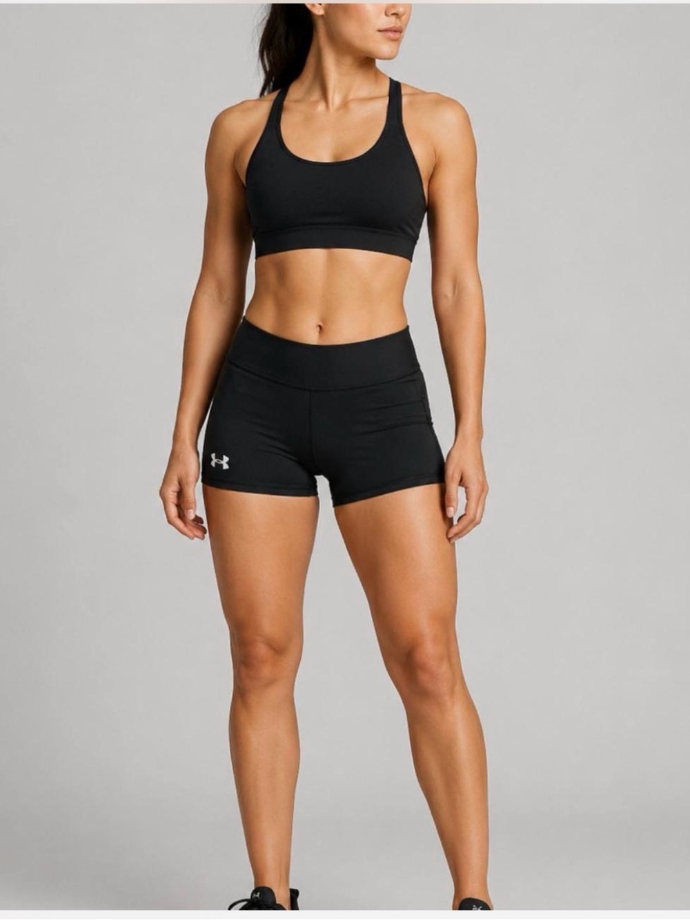 Under Armour HeatGear Compression Black Performance Training Shorts Sz XXL